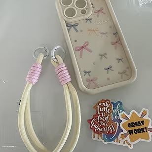 Pretaco Ditsy Florals Phone Case – Adjustable Anti-Drop Wrist Strap