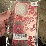 Pretaco Preppy Hibiscus Floral Phone Case – with Wrist Strap Charm