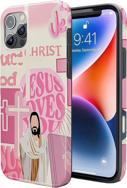 Pretaco Tropical Hibiscus Leopard Phone Case – Premium Dual-Layer