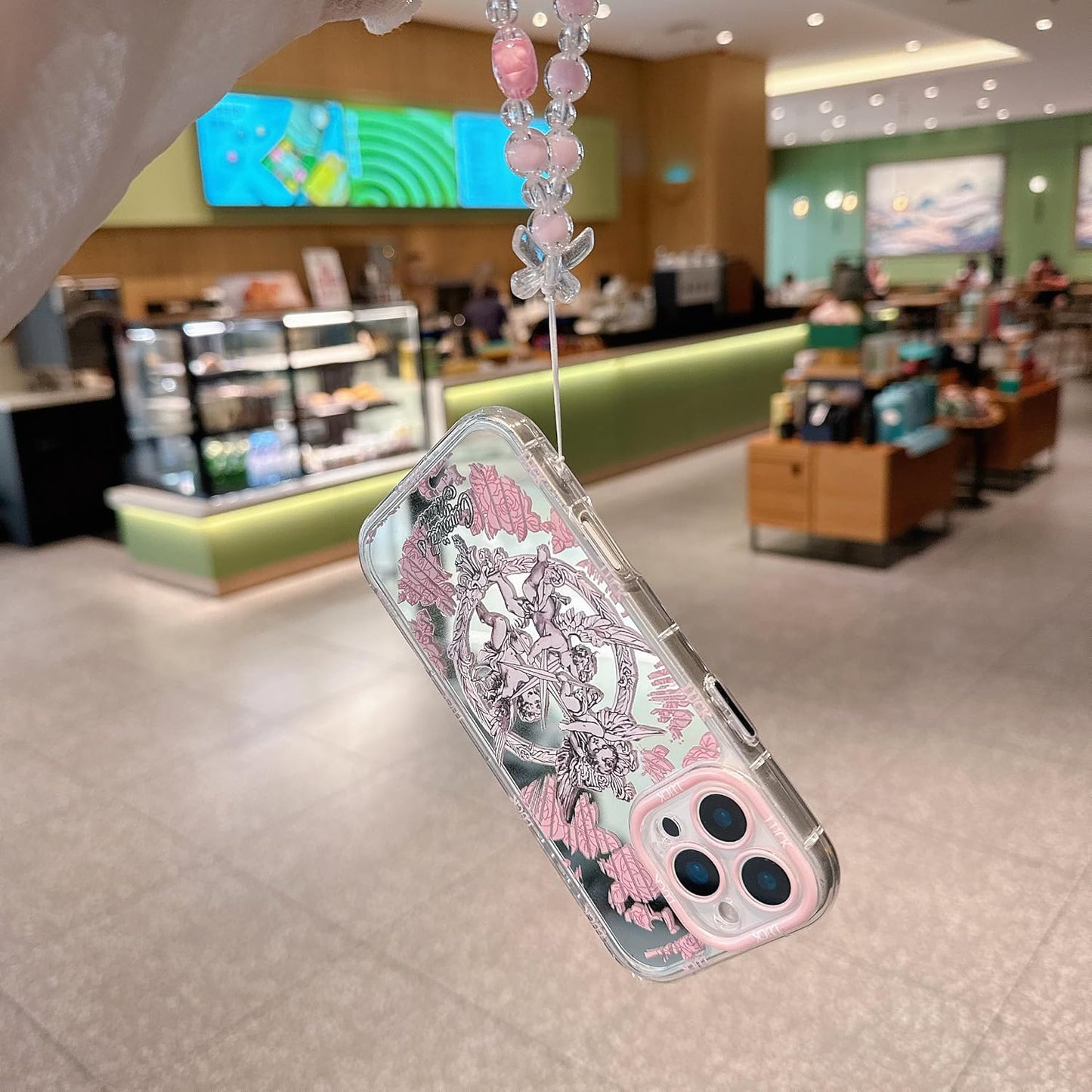 Pretaco Angel Cupid Pattern Phone Case – Shockproof TPU, Cute & Stylish