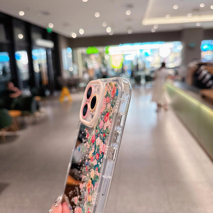 Pretaco Color Flowers Pattern Phone Case – Shockproof TPU, Cute & Stylish