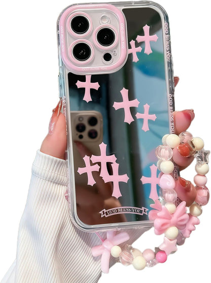 Pretaco Light Purple Pattern Phone Case – Shockproof TPU, Cute & Stylish