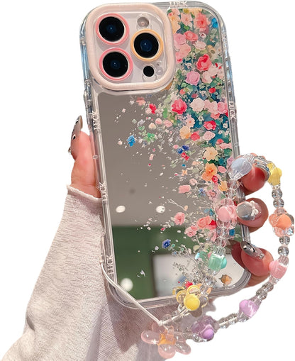 Pretaco White Bow Pattern Phone Case – Shockproof TPU, Cute & Stylish